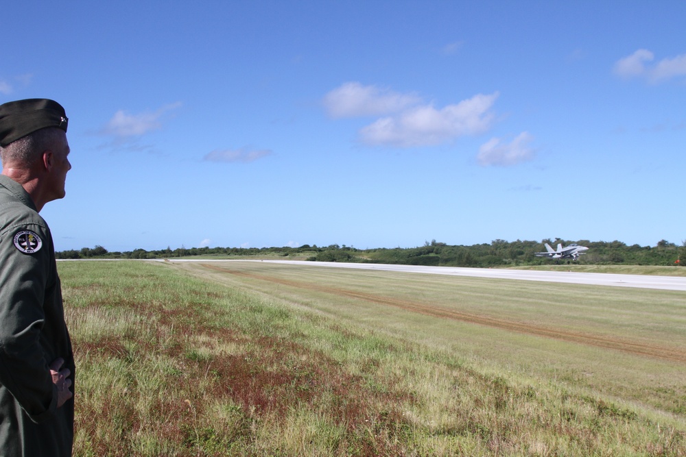 1st MAW CG visits Tinian