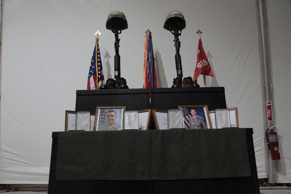 818th Engineer Company honors fallen heroes