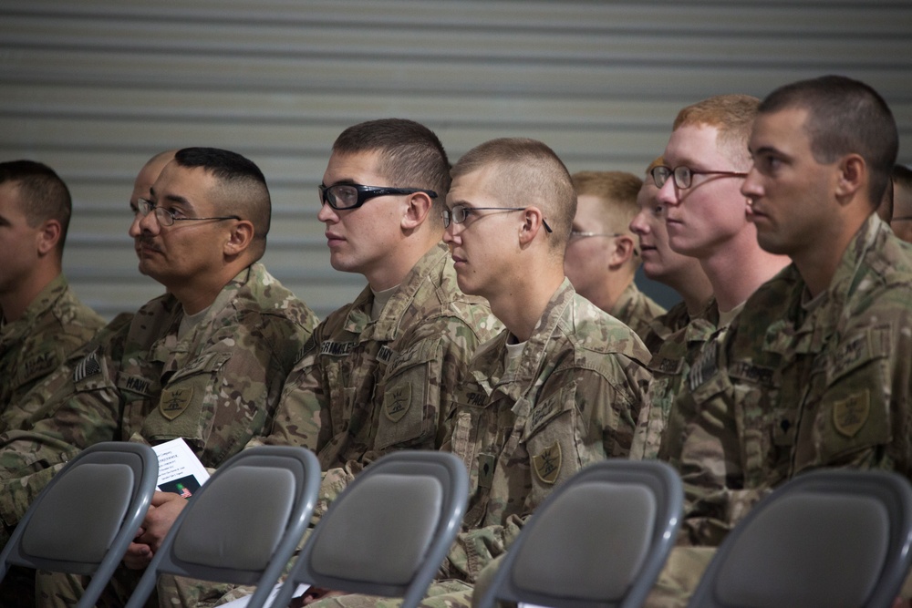 818th Engineer Company honors fallen heroes