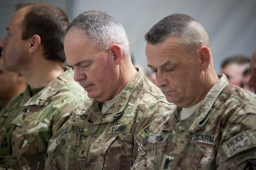 818th Engineer Company Honors Fallen Heroes