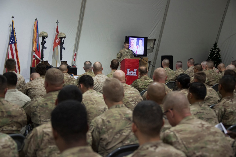 818th Engineer Company Honors Fallen Heroes