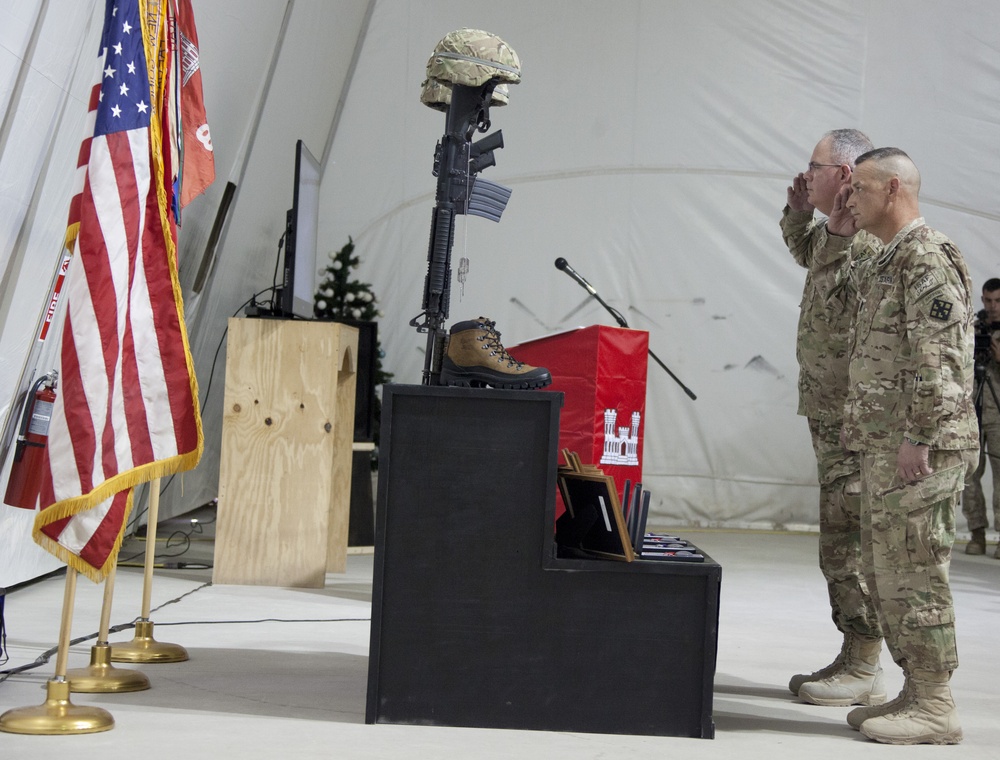 818th Engineer Company Honors Fallen Heroes
