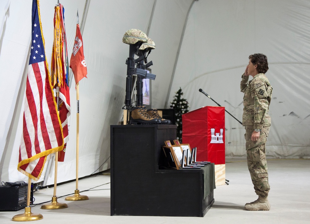 818th Engineer Company Honors Fallen Heroes