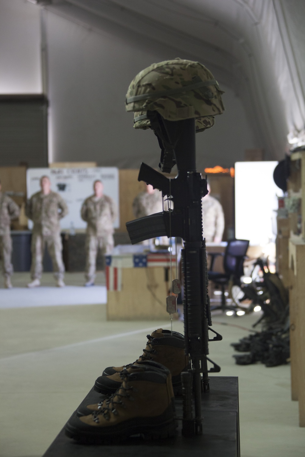 818th Engineer Company Honors Fallen Heroes