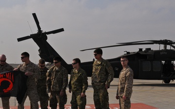 Wounded troops visit Camp Arifjan