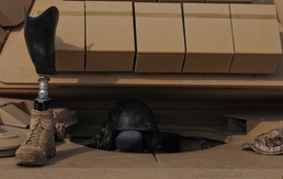 Wounded troops visit Camp Arifjan