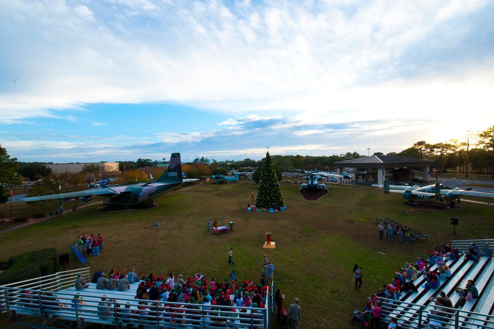 Hurlburt Field holiday tree lighting ceremony