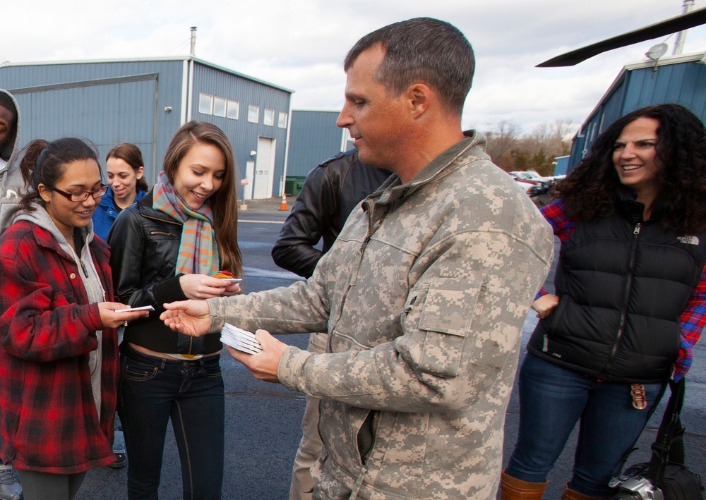 Displaced children receive early holiday presents