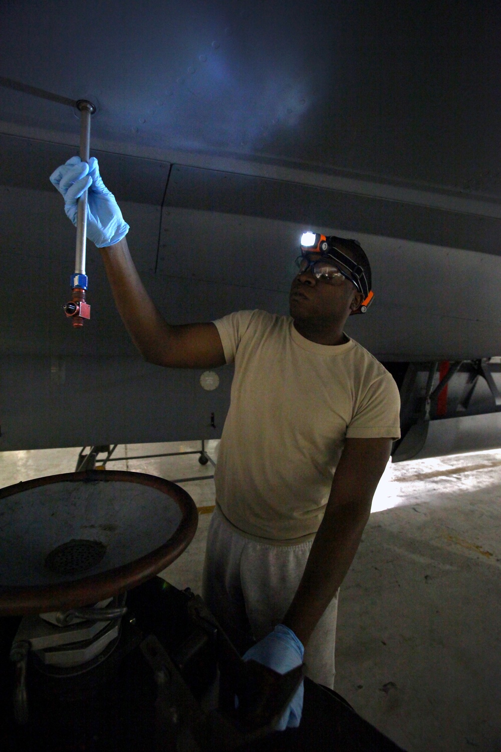 108th Wing fuel systems Airmen help Stratotanker return fuel