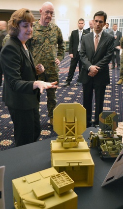 US Rep. Eric Cantor Learns About Non-Lethal Weapons [Image 2 of 2]