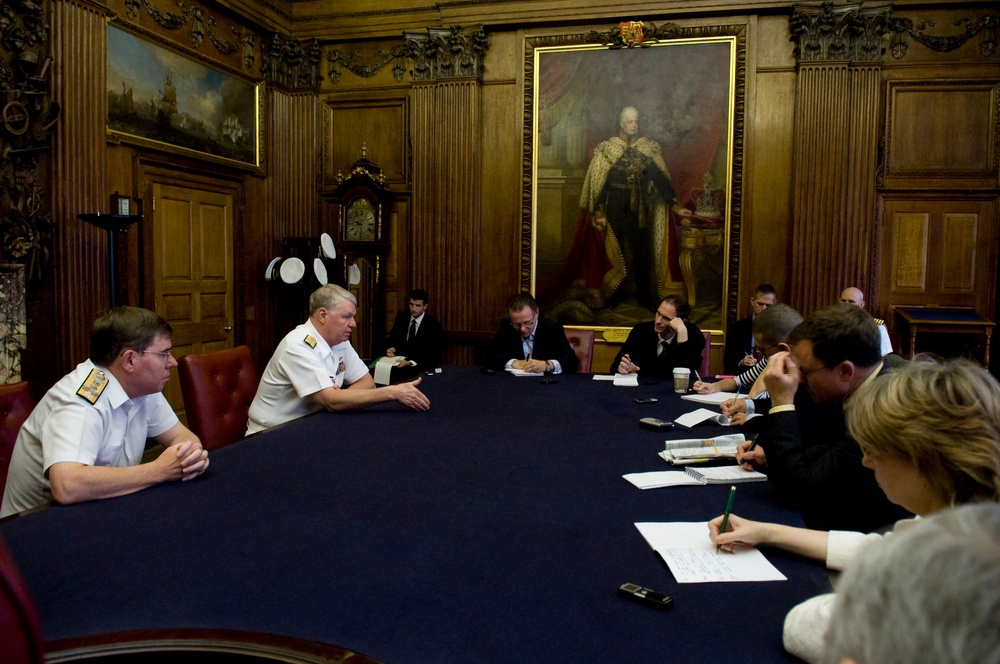 CNO visits UK