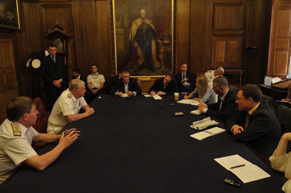 CNO visits UK