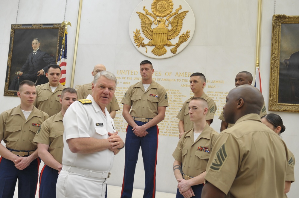 CNO visits UK