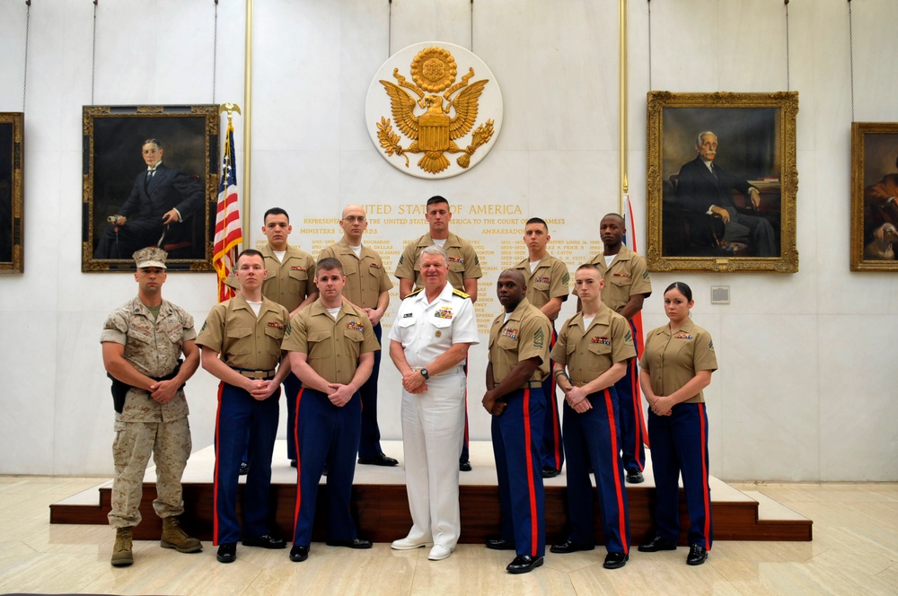 CNO visits UK