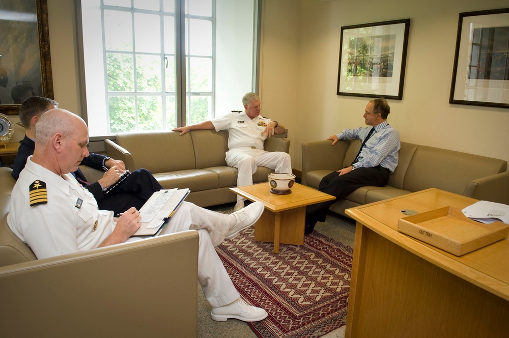 CNO visits UK