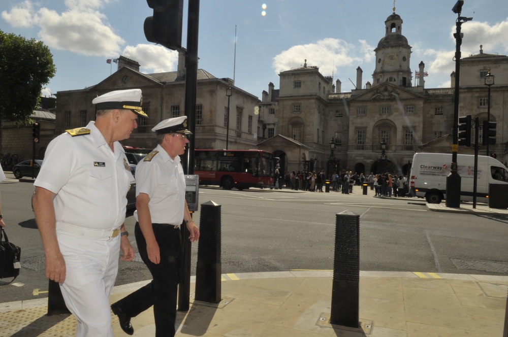 CNO visits UK