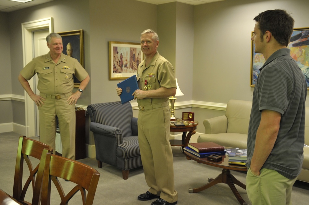 Legion of Merit Medal award ceremony