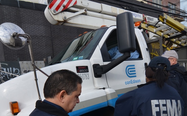 FEMA, New York City's Con Edison hard at work to help NYC residents