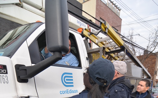 FEMA, New York City's Con Edison hard at work to help NYC residents