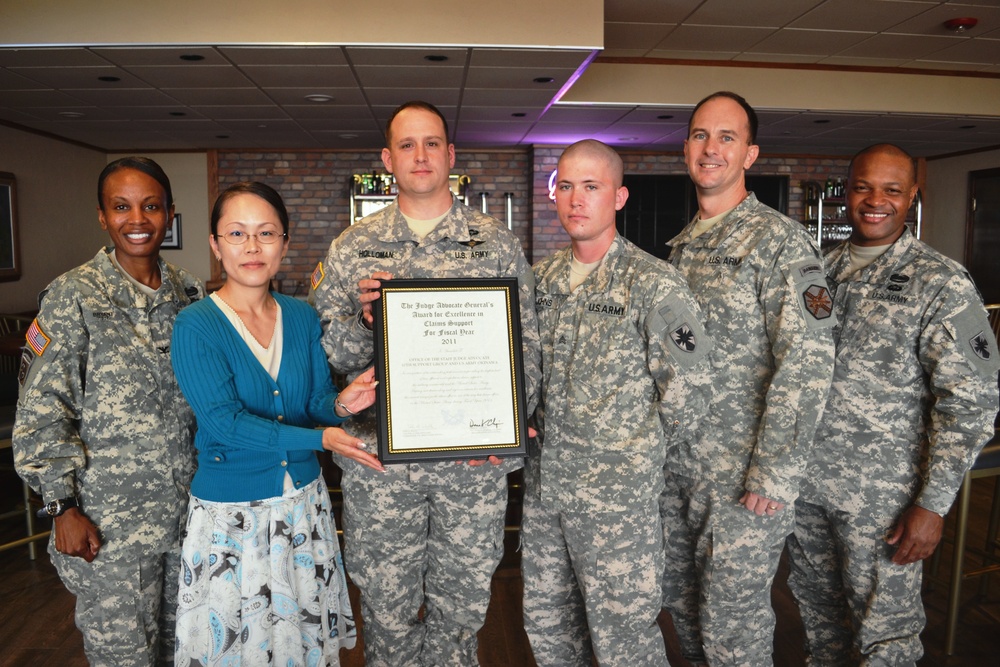 Legal team in Japan recognized by Department of the Army