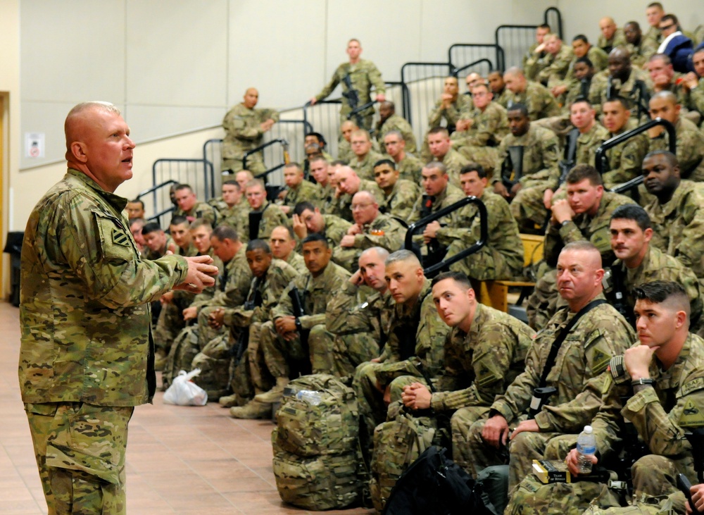 Ready First soldiers depart for Afghanistan