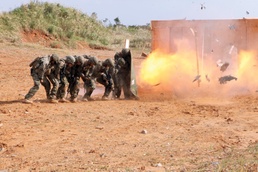 Engineers breach entryways