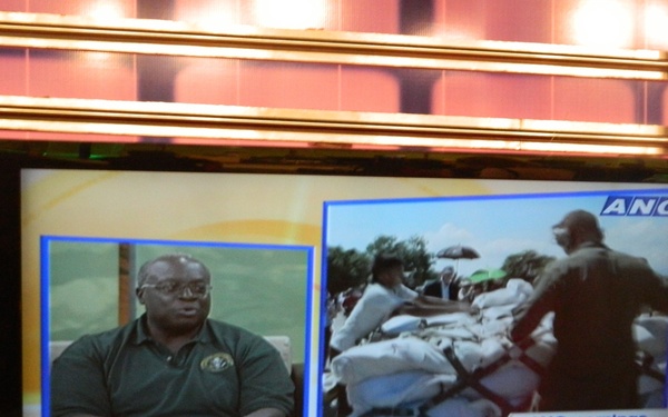 Marines, Ambassador, USAID Mission Director discuss relief efforts