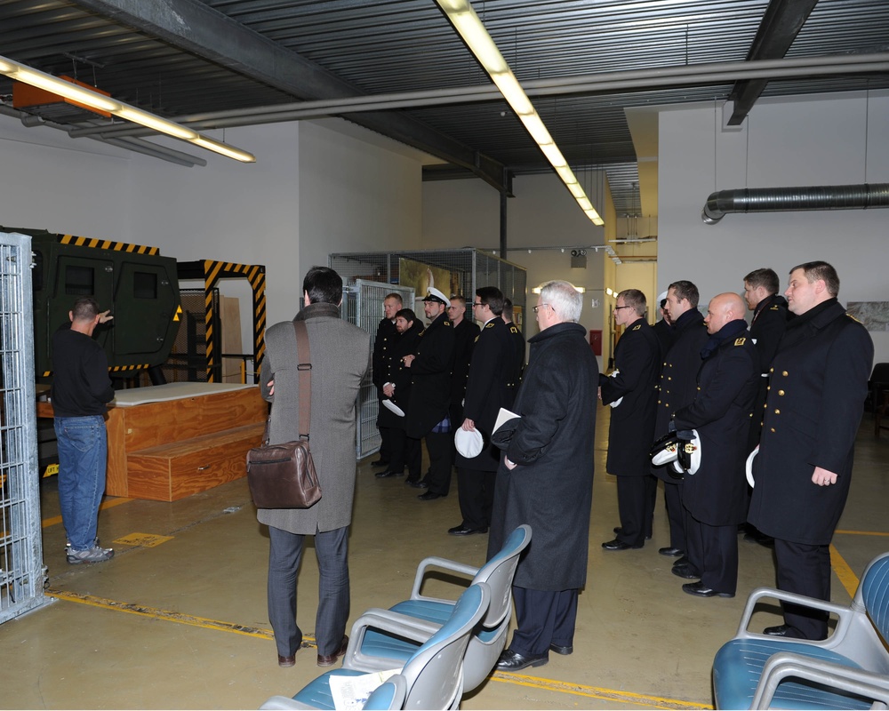 Navy frigate Hessen's crew visit