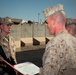 Reenlisting on Camp Leatherneck