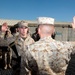 Reenlisting on Camp Leatherneck