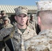 Reenlisting on Camp Leatherneck