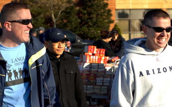 First sergeants feed families
