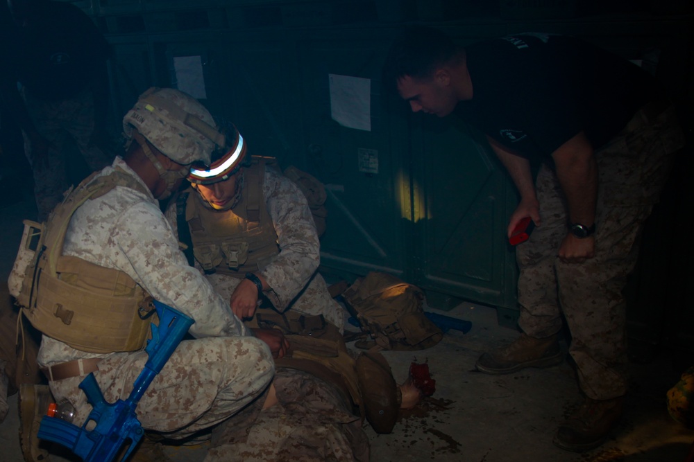 Corpsmen learn to save lives