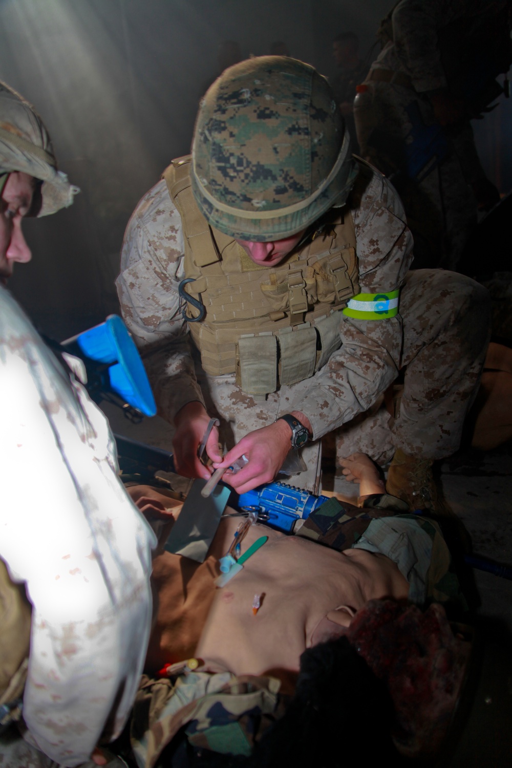 Corpsmen learn to save lives