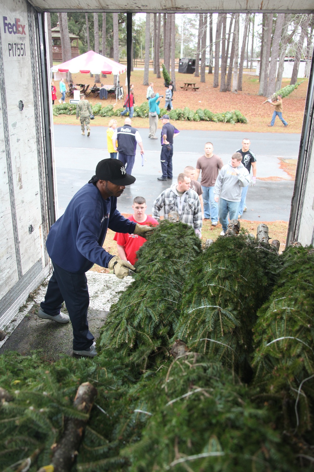 Oh, Christmas tree: Trees for Troops event provides military families with Christmas cheer