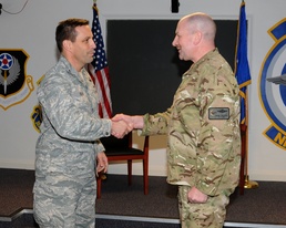 RAF flight sergeant recognized for building outstanding relations between 67th SOS, UK