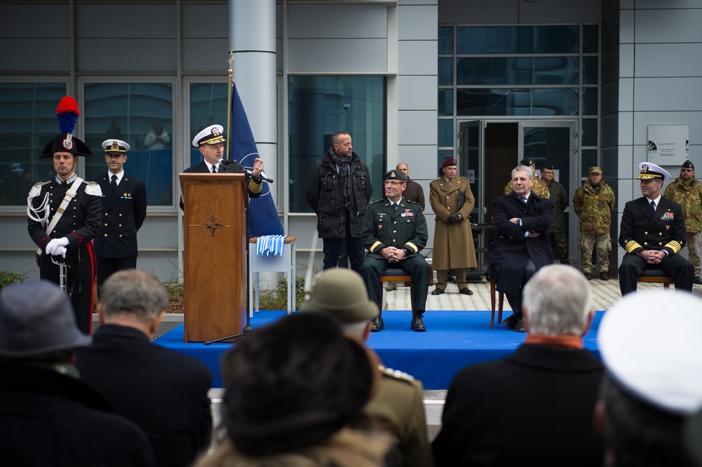 Inauguration ceremony of the new Joint Force Command Naples Headquarters.
