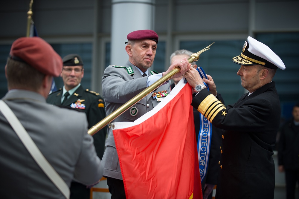 Inauguration ceremony of the new Joint Force Command Naples Headquarters.