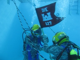 Underwater change of command