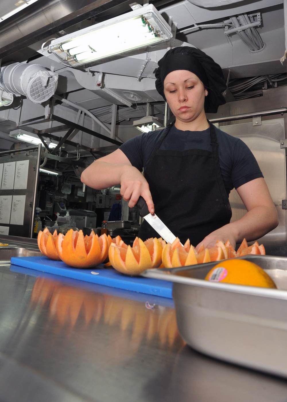 USS Harry S. Truman galley