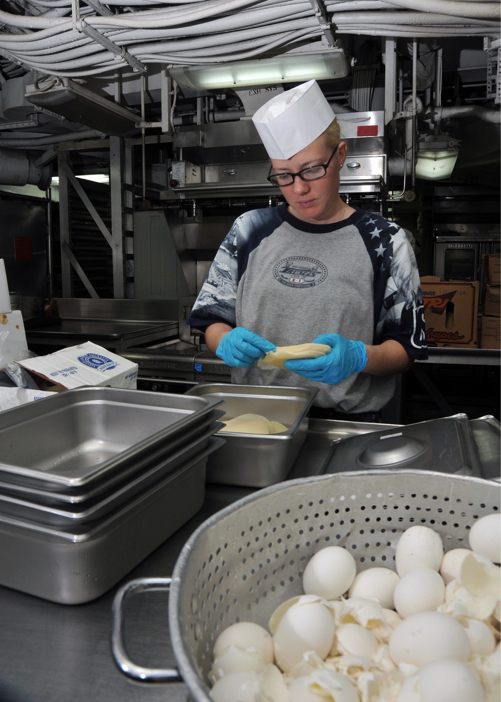 USS Harry S. Truman galley