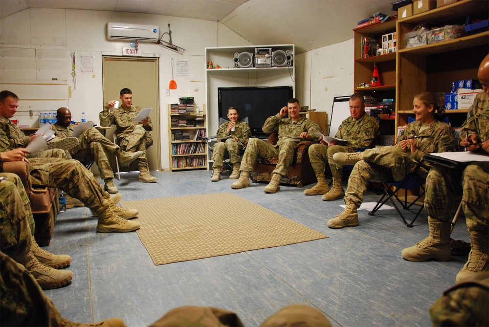 Soldiers gather to strengthen resiliency, combat stress