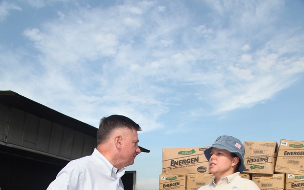 MARFORPAC CG visits Villamor Air Base, observes relief efforts