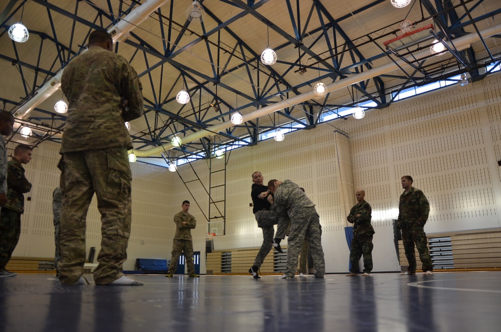 Palehorse conducts basic combatives course