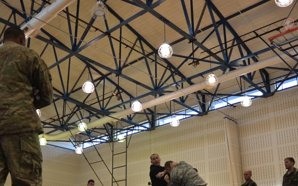 Palehorse conducts basic combatives course