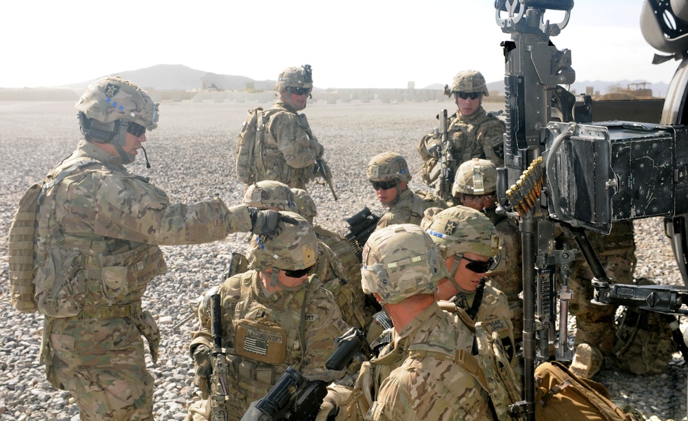 QRF train to support Operation Southern Fist II