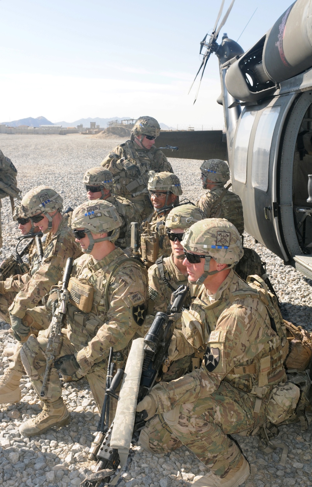 QRF train to support Operation Southern Fist II