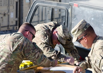 101ST Airborne Division soldiers paint logo