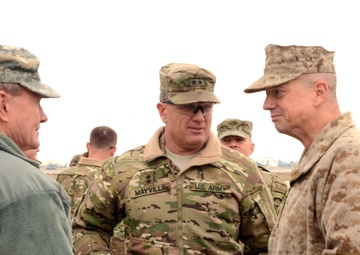 Visiting the troops at Bagram