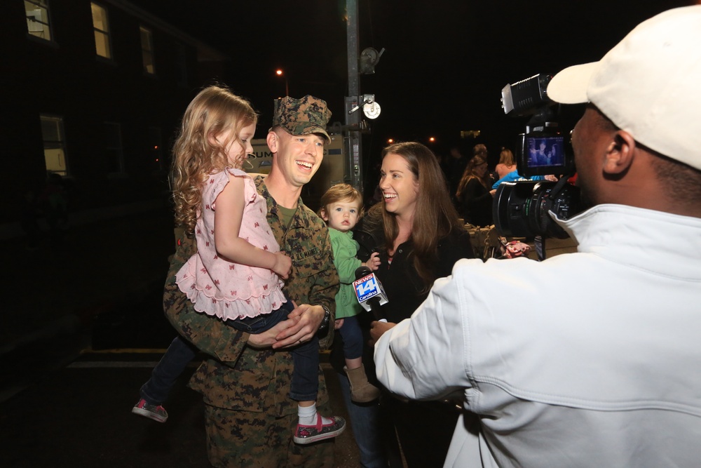 24th Marine Expeditionary Unit returns from deployment